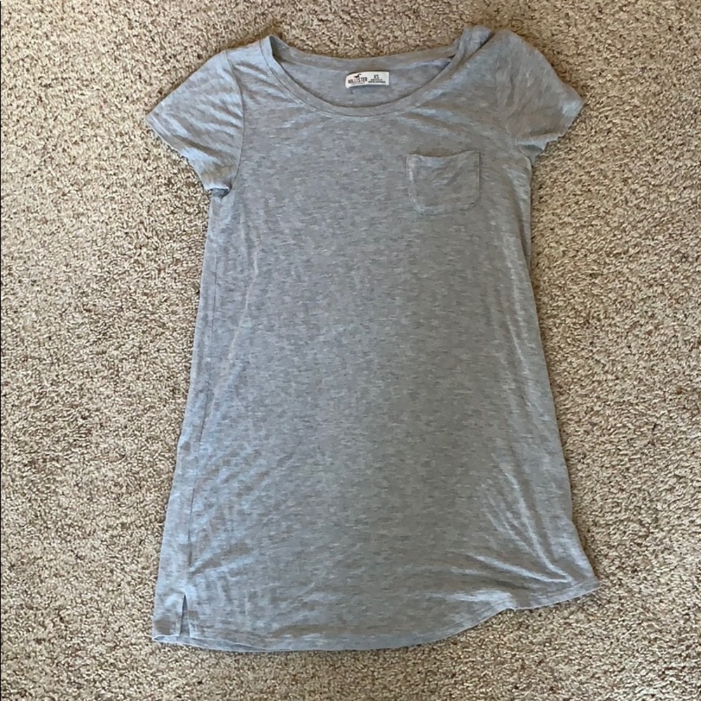 Grey Hollister T-Shirt Dress